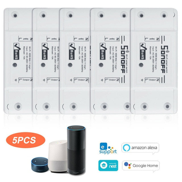10pcs SONOFF Wifi  Smart Switch