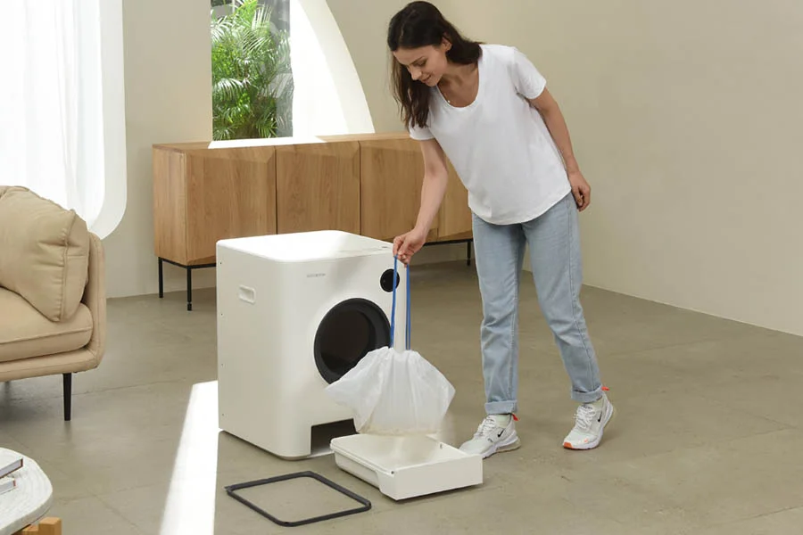 electronic kitty litter box